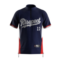 Vestes de protection pour cage de frappe de softball et baseball, flexibles, résistantes aux déchirures, en poly-spandex, avec logo et numéro personnalisés pour l'équipe
