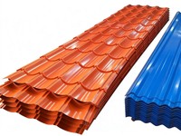 Q195 Gewellte Galvalume-Stahlbleche für Dächer 0,3-0,5mm AZ30-40 Vorlackiert Mittelharte RAL-Farbe ASTM-Standard