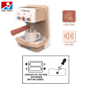 Jouets de simulation de fabrication de café en plastique miniature pour enfants, <span class=keywords><strong>machine</strong></span> à café électrique jouet - Product Image 4