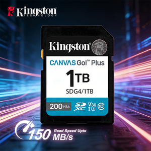 Tarjeta de Memoria Kingston SDG4 de 128GB, Plástica, Negra, para Creadores de Contenido, para Cámara y Teléfono - Product Image 2