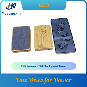 Banque de puissance magnétique populaire en bambou rPET 2024 mAh <span class=keywords><strong>ECO</strong></span> 5000 banque de puissance sans fil pour animaux de compagnie recyclée mini banque de puissance en bois portable 100% - Product Image 5