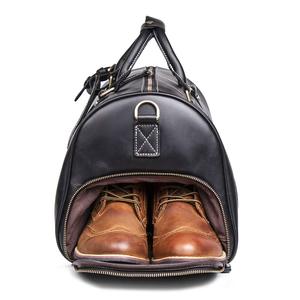 Bolsa de lona de cuero de grano completo Vintage personalizada al por mayor de 24 pulgadas Reisetasche aus fur Herren Weekender <span class=keywords><strong>Bag</strong></span> Men - Product Image 4
