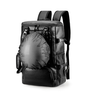 Sac à dos de sport et de fitness polyvalent en cuir PU, sac de voyage, de randonnée, de camping, de cyclisme, de casque, de skateboard, de ski - Product Image 1