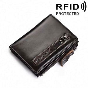 Portefeuille homme en cuir véritable, petit, fin, marron, luxe, prix bas, sur mesure, échantillon gratuit. - Product Image 2