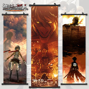 51 Designs Anime Ataque a los Titanes Cuadro Decorativo para Colgar en la Pared, Imagen de Personaje de Dibujos Animados Eren, Póster, Decoración del Hogar, Mural - Product Image 4