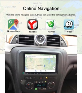 8-inch 1 + 16GB FM RDS Car GPS navigation 2 DIN Android 10 tự động đ<span class=keywords><strong>a</strong></span> phương tiện DSP GMC Bảng điều khiển vị trí hỗ trợ đảo ngược nhà máy trực tiếp - Product Image 2