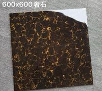 Carrelage en porcelaine brillant 600x600 mm, série multi-motifs pour applications murales et de sol intérieures