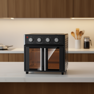 Four à friture sans huile 26Qt à double porte 1700W à commande mécanique, appareil électroménager - Product Image 2