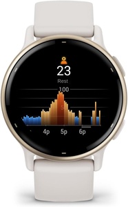 นาฬิกา GARMIN Vivoactive 5 ฟิตเนส GPS - ระบบจัดการการนอนหลับ ตรวจจับการงีบหลับ ตรวจวัดอัตราการเต้นของหัวใจ วัดระดับความเครียด <span class=keywords><strong>Suica</strong></span> - Product Image 4