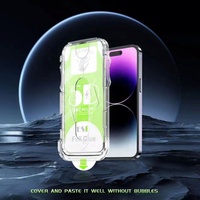 Protection d'écran en verre trempé ultra-fin 5D 9H à couverture intégrale, anti-poussière, alignement automatique, kit d'installation facile pour