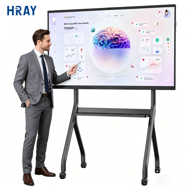 HRAY Commercial 86 Inch Touchable Screen Interactive Smart Board for Education Classroom or Business Meeting ODM/OEM Factory