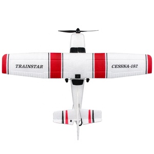 Avión de control remoto 2,4G control remoto 2 canales EPP Flying MINI <span class=keywords><strong>CESSNA</strong></span> avión con luz LED intermitente RC planeador avión