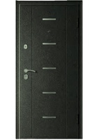 Porte de sécurité moderne à rayures chevron, double face, en acier galvanisé, MDF, serrure à empreintes digitales en option, personnalisable, résistance au feu 1,5 heure