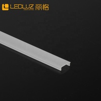 Profilé LED encastré en aluminium 15 mm pour bande COB, éclairage linéaire sans cadre avec diffuseur pour plafond et mur commerciaux