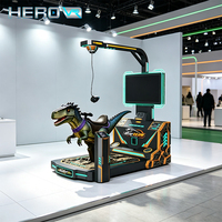 Simulateur de réalité virtuelle HEROVR Eye Catching Dinosaur VR Ride, jeu de tir interactif pour le divertissement familial