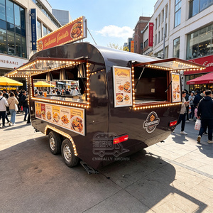 Remorque personnalisée homologuée DOT CE, entièrement équipée en acier galvanisé, cuisine complète pour la création sur mesure d'un camion de restauration rapide pour la vente de pizzas. - Product Image 3