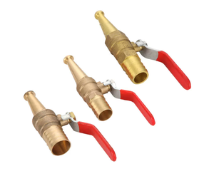 Ugello <span class=keywords><strong>per</strong></span> pistola ad acqua in ottone <span class=keywords><strong>per</strong></span> avvolgitubo antincendio, <span class=keywords><strong>per</strong></span> autosalvataggio, con attacco ad alta pressione, resistente al fuoco e anticorrosione - Product Image 4