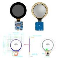 Módulo de pantalla inteligente circular de 2,8 pulgadas con placa de controlador integrada y diseño impermeable para equipos de belleza profesional
