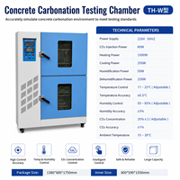 Chambre de carbonatation de béton haute performance avec système de capteur infrarouge intégré, outil de test pour la gestion de la qualité du ciment, Nouveau
