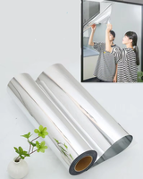 Factory Supplier Silver Acrylic Flexible Mirror Sheet Self Adhesive Mirror Acrylic Sheet PET Mirror Film
