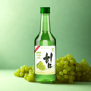 Boisson alcoolisée coréenne de saveur de raisin de liqueur de soju de Corée du bas prix d'usine du fabricant du Vietnam boisson coréenne en gros - Product Image 4