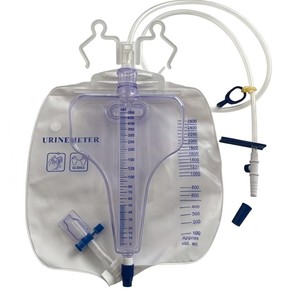 Bolsa de Drenaje para Orina de 2500 ml, Grado Médico, PVC, de Un Solo Uso, para Recolección de Orina - Product Image 2