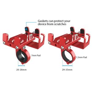 Soporte <span class=keywords><strong>Universal</strong></span> Ajustable para Teléfono Móvil de Bicicleta, Motocicleta y Scooter, de Aleación de Aluminio - Product Image 4