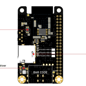 La placa de desarrollo SF32LB52-DevKit-LCD-devkit-lcd se basa en la serie de chips Sf32lb52x y admite modo dual 5.3. - Product Image 3