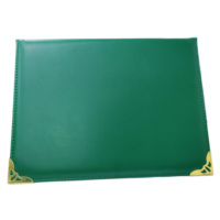 Porta Diplomas Personalizados con Sello de Grado Verde, Carpetas de Archivo Plegables de Papel, Fundas de Cuero para Diplomas de Oficina A4, Diseños de Fundas para Diplomas