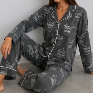 Pijamas <span class=keywords><strong>de</strong></span> Dos Piezas <span class=keywords><strong>de</strong></span> Manga Larga Personalizadas para <span class=keywords><strong>Mujer</strong></span>, Ropa <span class=keywords><strong>de</strong></span> Dormir para <span class=keywords><strong>Mujer</strong></span>, Ropa <span class=keywords><strong>de</strong></span> Invierno para <span class=keywords><strong>Mujer</strong></span>, Conjunto <span class=keywords><strong>de</strong></span> Pijama Térmico - Product Image 1