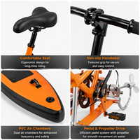 Bicicleta Acuática Familiar Multipersona, Embarcación Recreativa a Pedales para Compradores de Proyectos Comerciales, Programa de Suministro B2B Escalable
