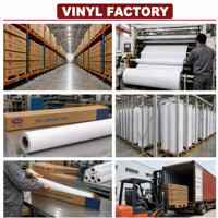Rollo de Vinilo Autoadhesivo, Película de PVC Blanca Mate de Alto Brillo, Rollo al por Mayor para Rotulación de Vehículos, Publicidad Comercial y Fabricación de Letreros