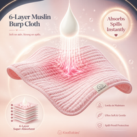 Toalla de Muselina de Bambú y Algodón de Seis Capas para Recién Nacidos, Ultra Suave, Gasa de Burbujas 3D, Paño Absorbente para