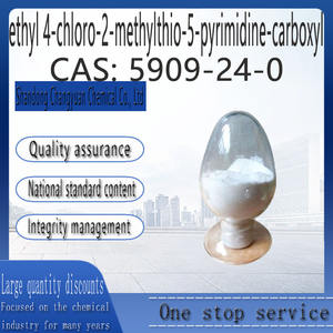Etil 4-kloro-2-metiltio-5-pirimidin-karboksil Berkualitas Tinggi Terlaris CAS: 5909-24-0 Tersedia dengan Harga Terbaik - Product Image 3