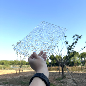 Tùy Chỉnh Cắt Rõ Ràng Sóng Gợn Sóng Acrylic Tấm Đá Kết Cấu Trang Trí Nội Thất Cơ Sở Cho Khối Sản Phẩm Chụp Đạo Cụ Tấm Nhựa - Product Image 2