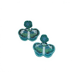 Pendientes de Resina Hechos a Mano con Diseño Floral, Estilo Ángel, Novedad 2026, Venta al Por Mayor, Joyería de Flores Naturales para Mujer - Product Image 3