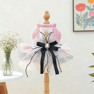 Pet Princess Dress For Small Dogs <b>Cats</b> Polyester Cute Style Four Seasons Wear - Product Image 1