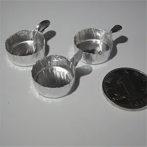 Trace Disposable Aluminum Foil Container Laboratory Weighing Balance Dishes