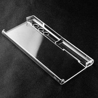 Vente chaude Transparent clair mince dur PC étui de téléphone pliant pour Huawei Honor V étui à main