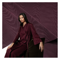 Tissu Bengaline Moiré en Polyester Gaufré Effet Nuage pour Abaya – Vente Chaude – Fabricant Direct – En Stock