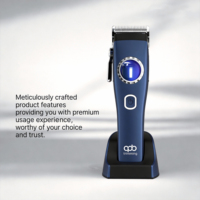 Tondeuses à cheveux professionnelles sans fil, machine à aiguiser les lames de coupe, tondeuse électrique dorée à batterie en acier inoxydable