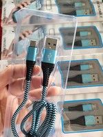 Câble USB-C/Micro USB tressé en nylon rapide 3ft/6ft 3A 60W pour iPhone, Android, montres connectées et ordinateurs avec conducteur en cuivre