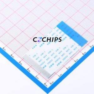 ZX-FFC0.5-F-605048 FFC Cable (Flexible Flat Cable) P=0.5mm Connector 60P 0.5mm 0.3mm Reverse - Product Image 1