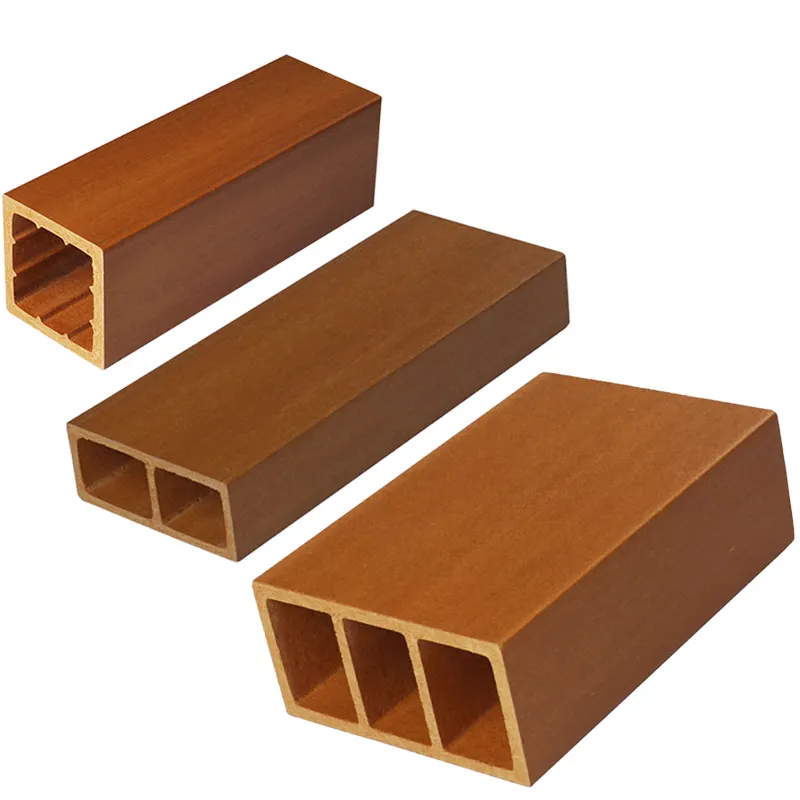 Tubos de madera personalizados para madera, tubos de madera para madera, compuesto de madera Wpc, vigas Wpc, venta al por mayor