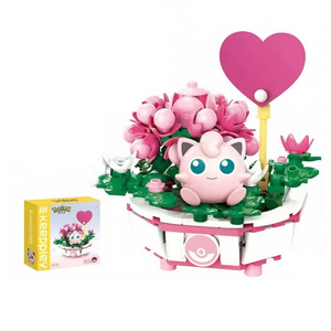 Ensemble de briques de construction personnalisées Keeppley Bricks, vente en gros, modèle de personnage de dessin animé, jouets éducatifs pour enfants, décoration de bureau - Product Image 1