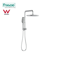 Frascio cartouche en céramique 304 acier inoxydable mitigeur chaud et froid mural salle de bain ensemble de douche système robinets de bain et de douche