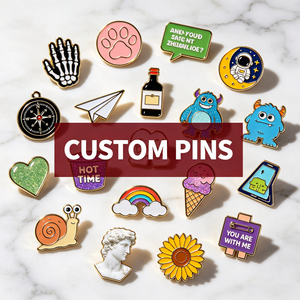 Pins magnétiques personnalisés à conception gratuite, épingles à revers en émail à longue tige, badges de chapeau en métal avec logo d'entreprise sur mesure, fabricant en gros - Product Image 4