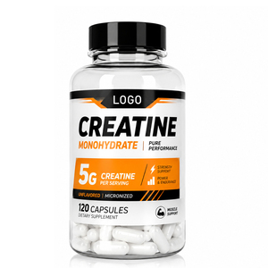Cápsulas de Creatina para Adultos para el Crecimiento Muscular, Resistencia y Fuerza - Acelera la Recuperación, 90 Cápsulas o Personalizables - Product Image 1