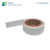 Etiqueta RFID UHF para Recopilación de Datos Confiables, 860-960 MHz, EPC Clase 1 Gen2, Antena de Aluminio de 27x15 mm