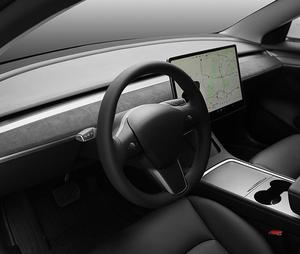 Nouveau matériel en cuir tableau de bord panneau Center Table Protection couverture Kits pour Tesla modèle 3 modèle Y 2 en 1 - Product Image 2